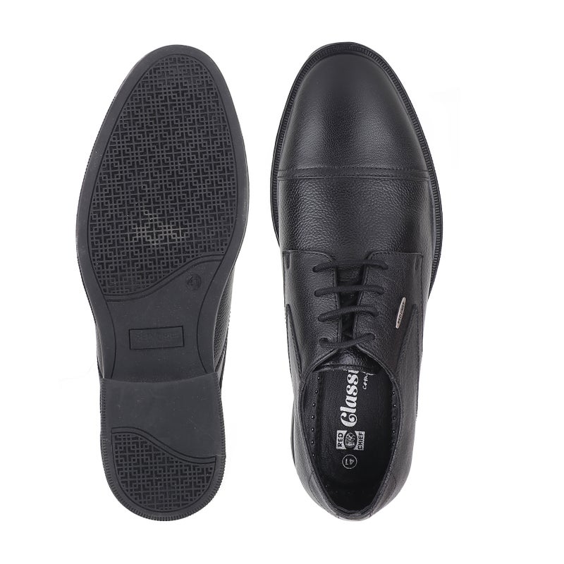 Red Chief Black Formal Derby Shoe For Men |RC4070 - Image 2